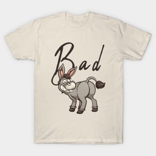 Funny Bad Ass Donkey Tshirt, Funny Shirts, Sarcastic tshirts, Sarcastic Women Shirt, Funny Men Shirt, Funny Gift for him, shirt T-Shirt